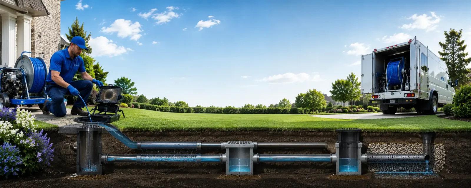Outdoor drain cleaning information for Aylett, VA